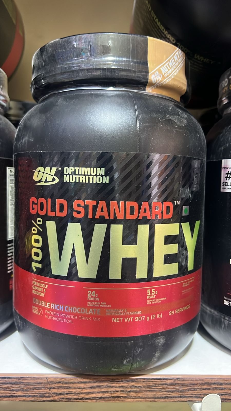 Optimum Nutrition Gold Standard 100 Percent Whey Protein Powder Double - Image 4