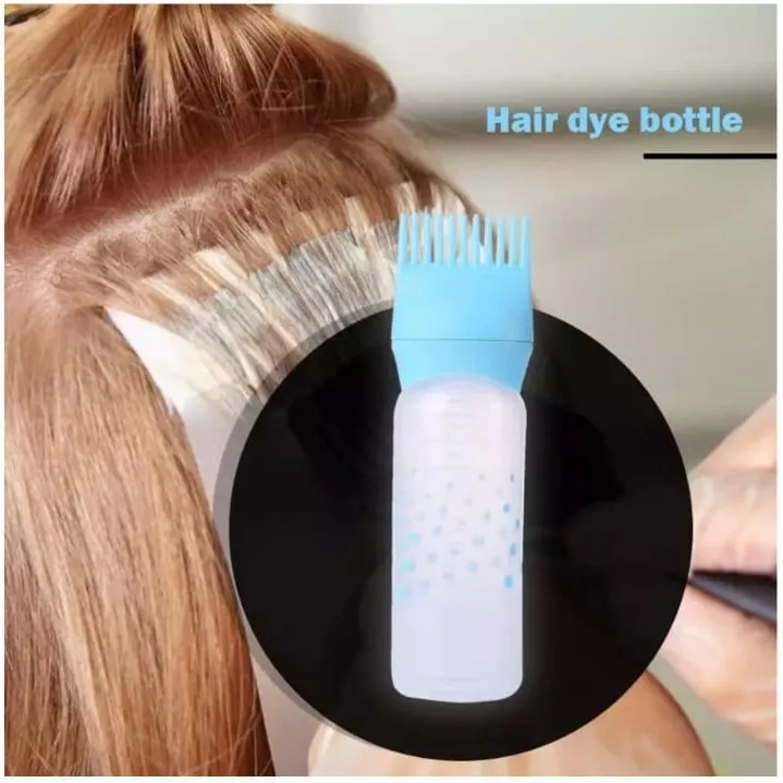 Hair Oil Comb Applicator Bottle with Graduated Scale - Image 3