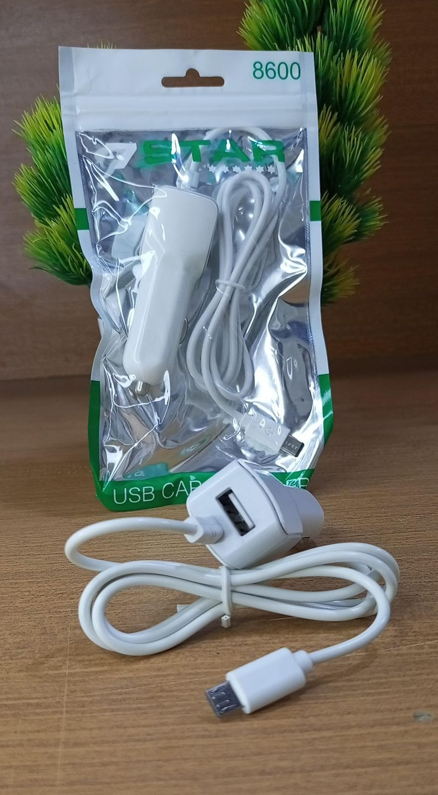 7 Star Car Charger with Android Wire and 1 USB Slot 1 Amp - Image 5