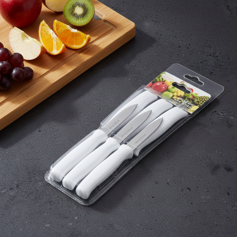 6 Piece Knife Set | Professional Stainless Steel Kitchen Knives | Sharp - Image 2