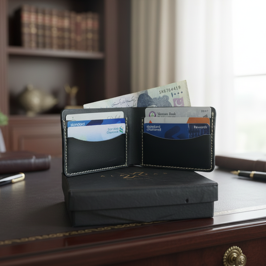 Men’s Rugged Leather Wallet - Image 3