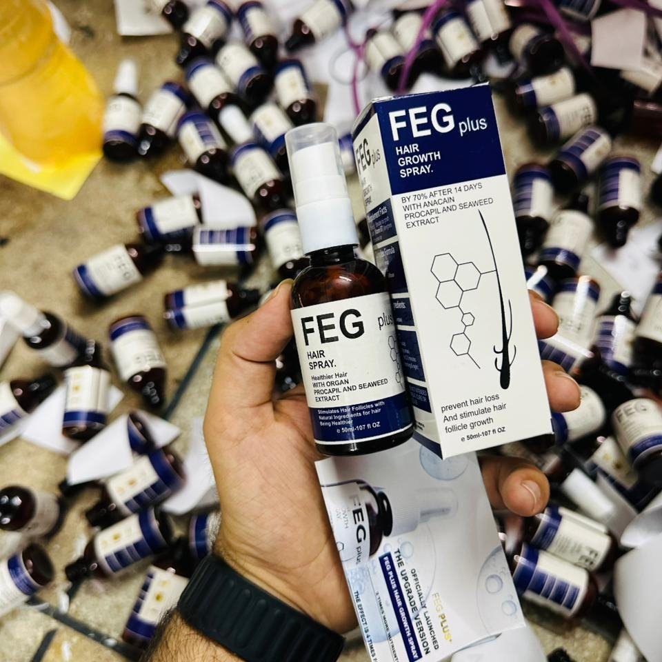 Feg Plus Hair Growth Spray Stimulate Follicles Reduce Hair Fall - Image 4