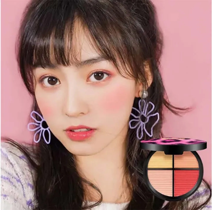 Kaxier New Four Color Blusher Dyeing Plates For Professional Pink... - Image 2