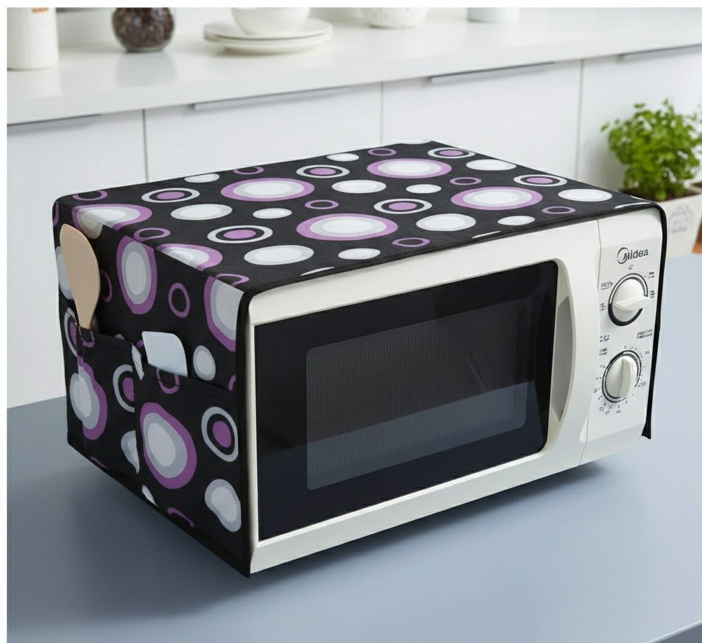 Oven Cover Kitchen Microwave Cover Waterproof Oil Dust Double... - Image 2