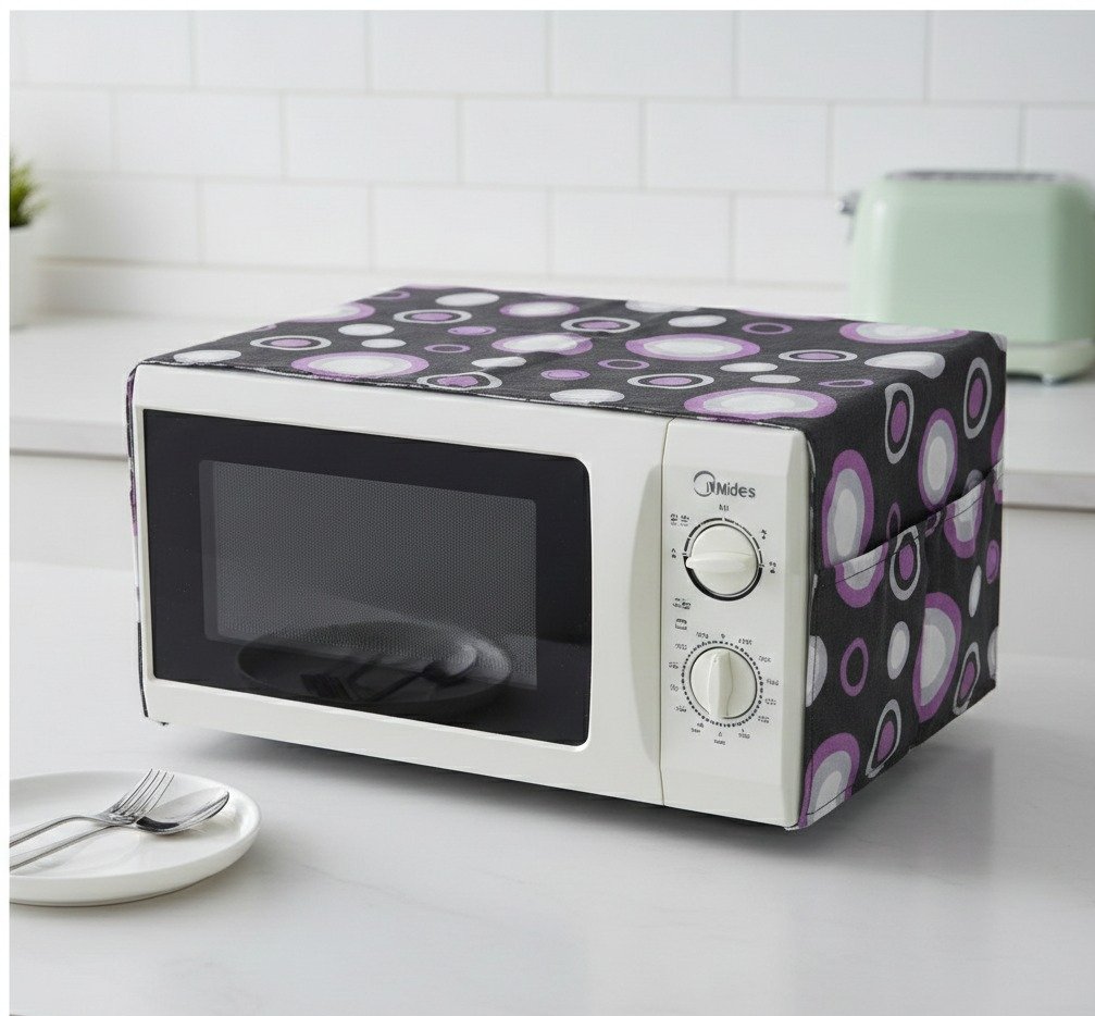 Oven Cover Kitchen Microwave Cover Waterproof Oil Dust Double... - Image 3