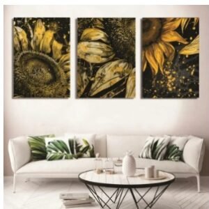 Set of 3 Wooden Wall Art Photo Tile Frames (8×11 Inches)