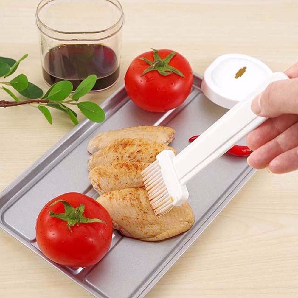 Plastic Oil Bottle Seasoning Dispenser With Silicone Rubber...