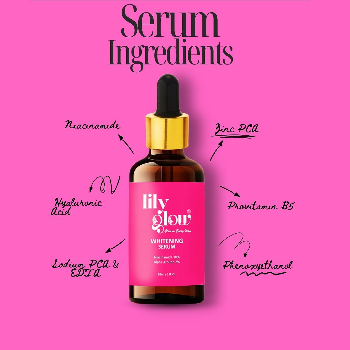 Lily Glow Whitening Serum for Face, Hands & Feet - Image 4