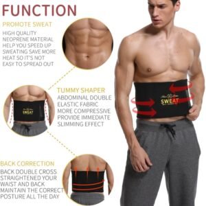 Men Waist Trainer Slimming Belt