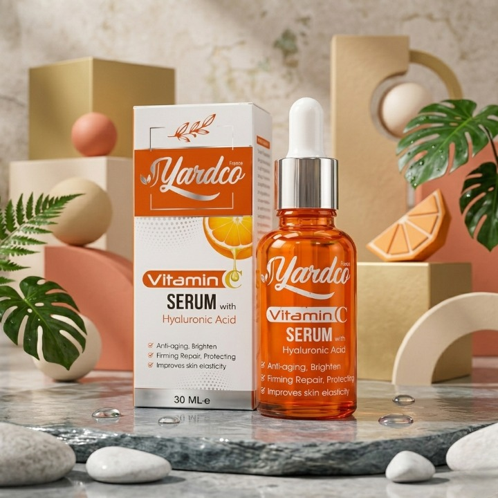 Yardco Vitamin C Face Serum with Hyaluronic Acid Anti Aging - Image 3