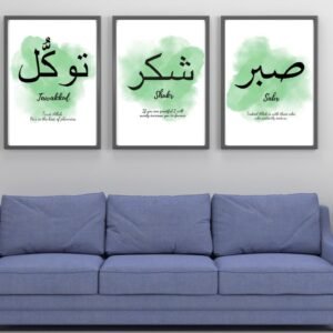 Set of 3 Premium Wall Art Photo Tiles