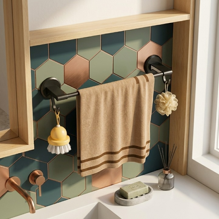 Simple Multifunctional Towel Bar - Image 3
