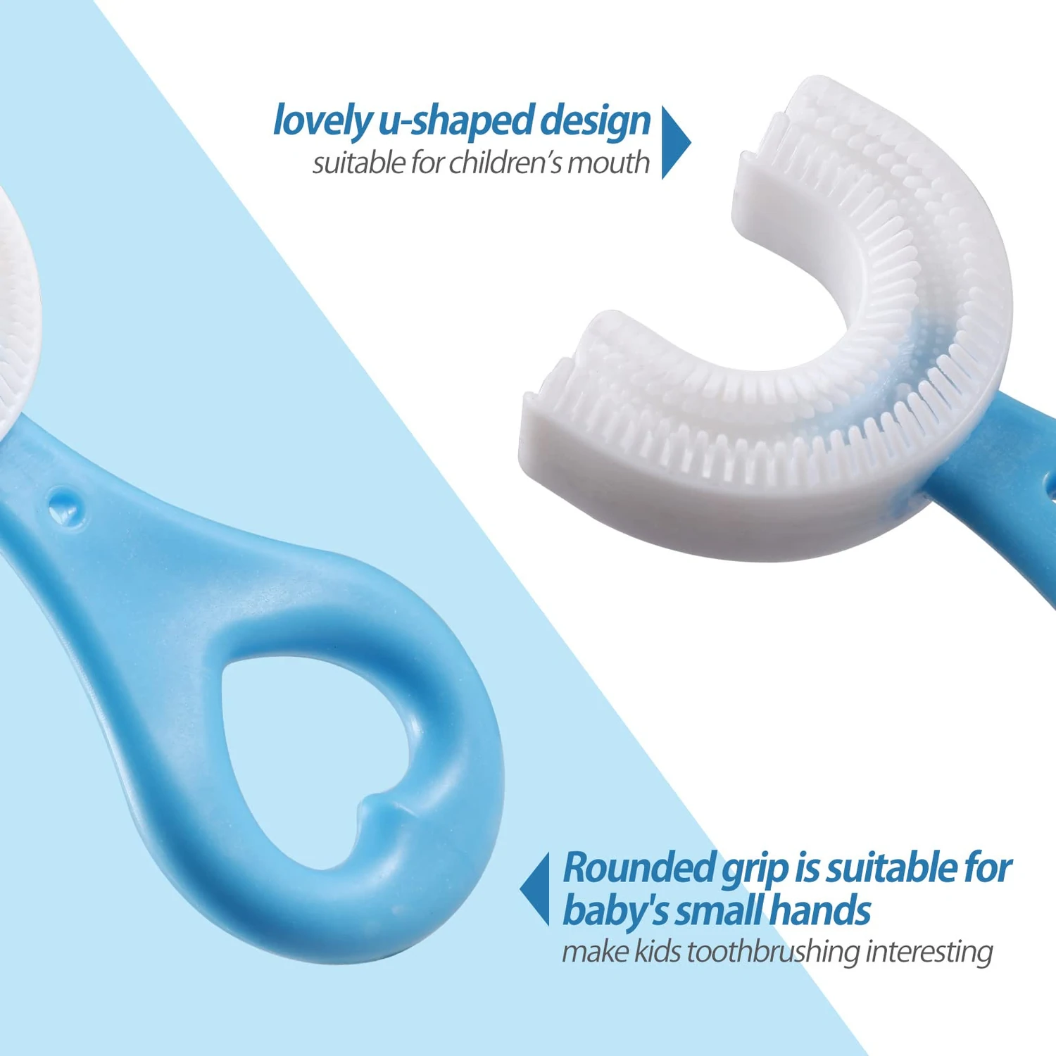 1 Pc - 360 Degree U-Shaped Baby Toothbrush Children Child...