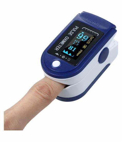Pulse Oximeter Fingertip Monit Blood Oxygen Saturation (Spo2) And...