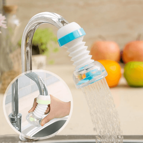 Kitchen Shower Splash Fan Faucet Water-Saving Filter Shower Water...