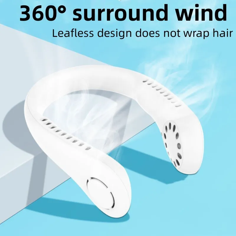 Mini Neck Portable No Bladeless Hanging Neck Rechargeable Air... - Image 4