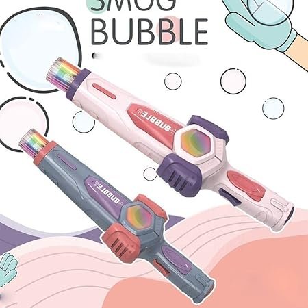 Amusing Toy Elastic Smog Bubble Machine With Bubble Water Bubble... - Image 3
