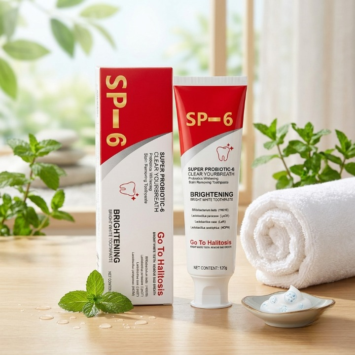 Premium Sp-6 Ultra Whitening Probiotic Toothpaste