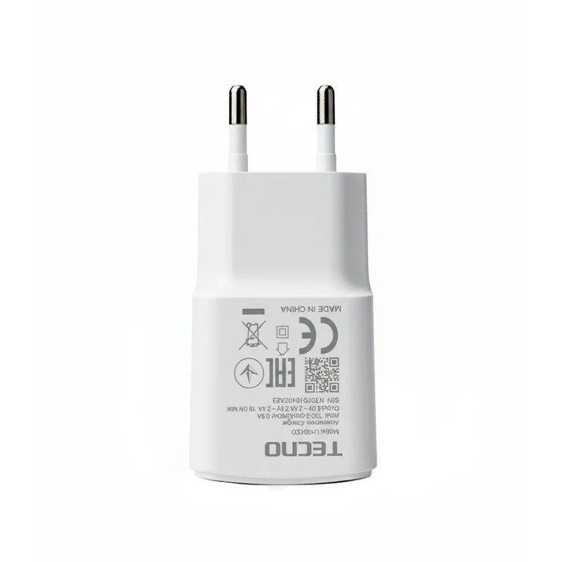 Tecno Fast Charging Charger with USB Cable Complete Set - Image 2