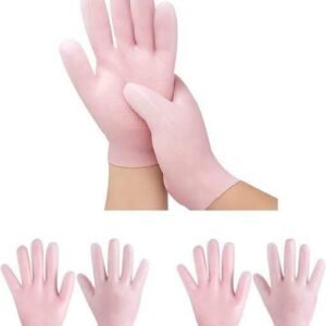 (1 Pair) Moisturizing Glove Socks Set, Silicone Gel Spa Socks For...