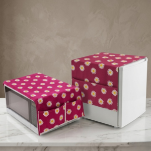 Microwave Oven & Refrigerator Top Cover Combo Pack – Dust-Proof Kitchen