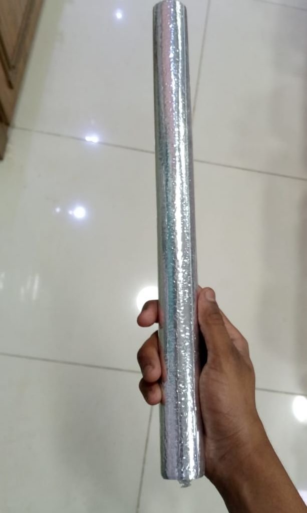 Silver Foil Kitchen Waterproof & Oil Proof Self-Adhesive Sticker Roll - Image 5