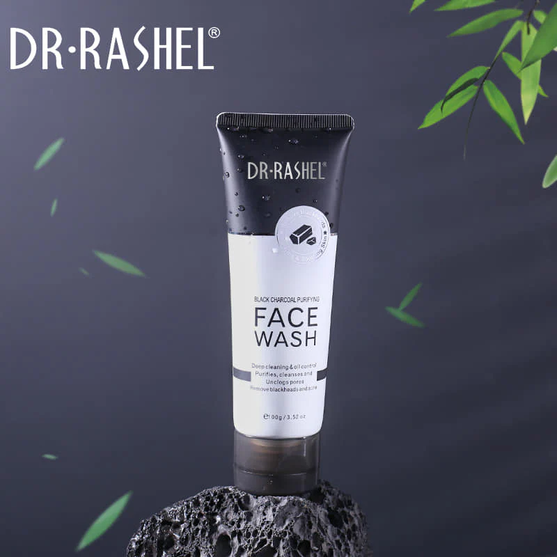 Dr.Rashel Black Charcoal Purifying Face Wash - 100G