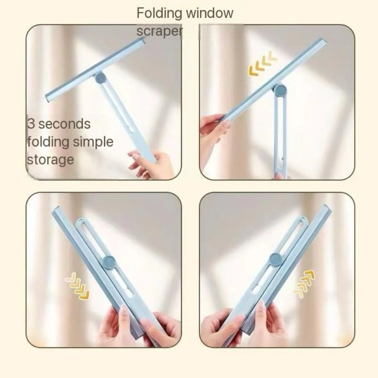 360° Rotating Foldable Squeegee