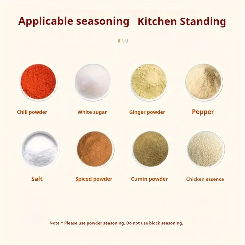 Sealed Seasoning Quantitative Bottle Salt Pepper Condiment... - Image 5