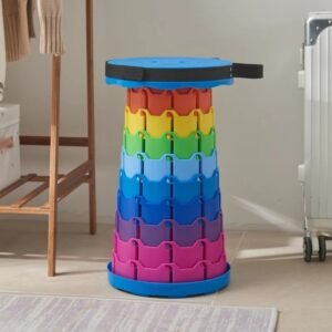 Portable Telescopic Stool Lightweight Collapsible Folding Seat