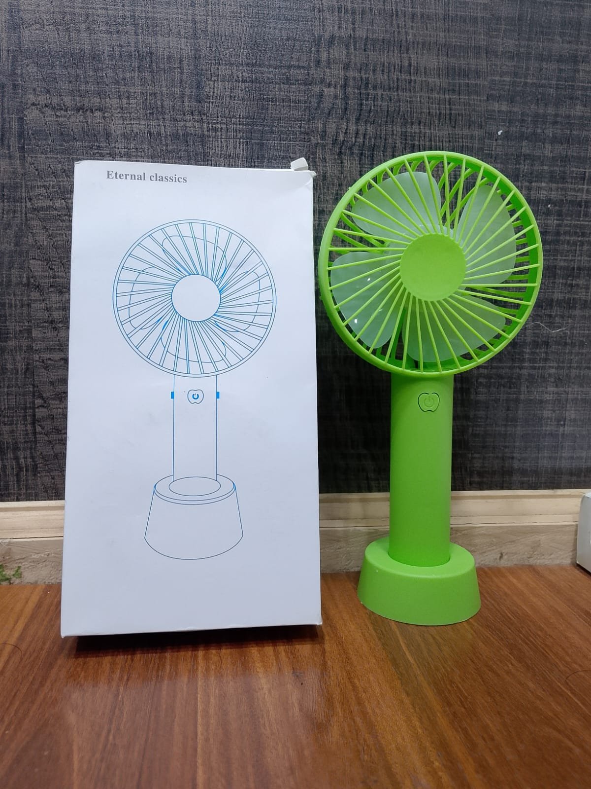 Portable Hand Fan Mini Desktop Cooling Fan Rechargeable Personal Air - Image 5