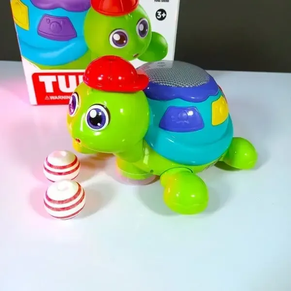 Blow the Ball Turtle Toy with Music & Lights - Image 2