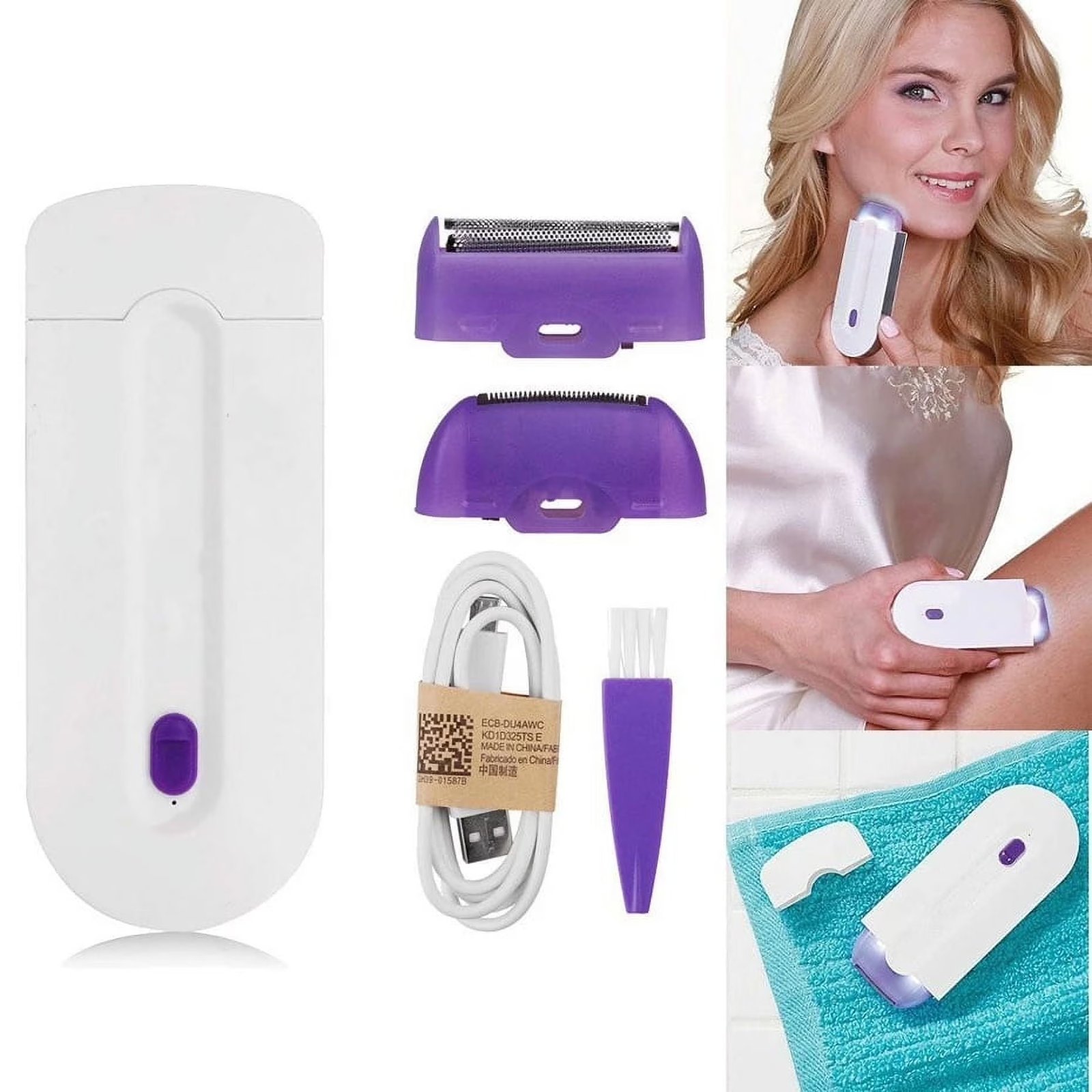 Finishing Touch Yes Hair Remover Rechargeable Painless Facial and Body - Image 3