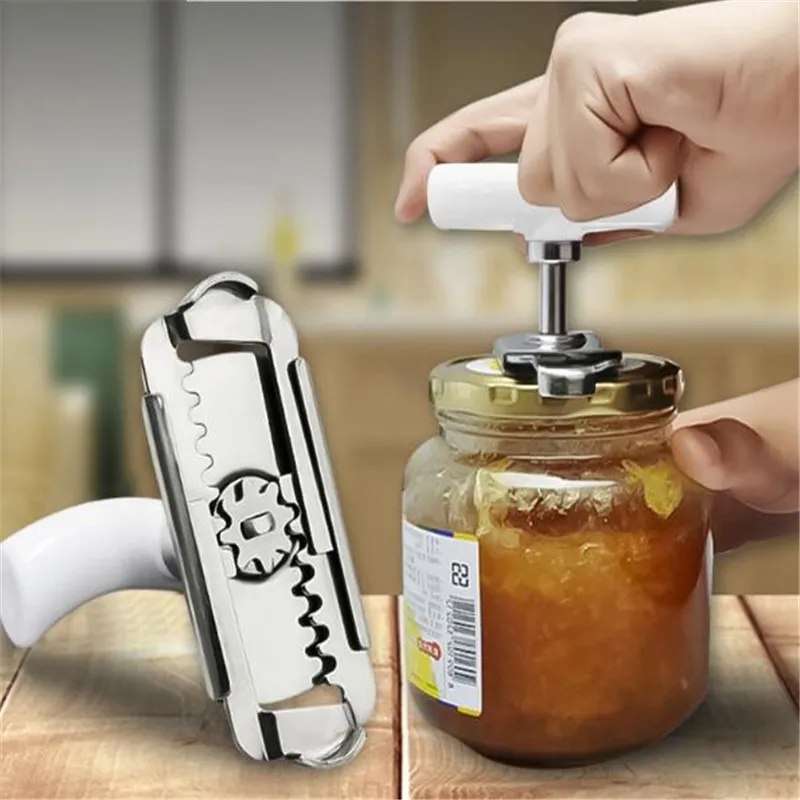 Stainless Steel Multi-Function Bottle Cap Opener - Image 3