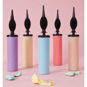1pc Air Inflator Portable Hand Held Birthday Party Balloon Pump (random