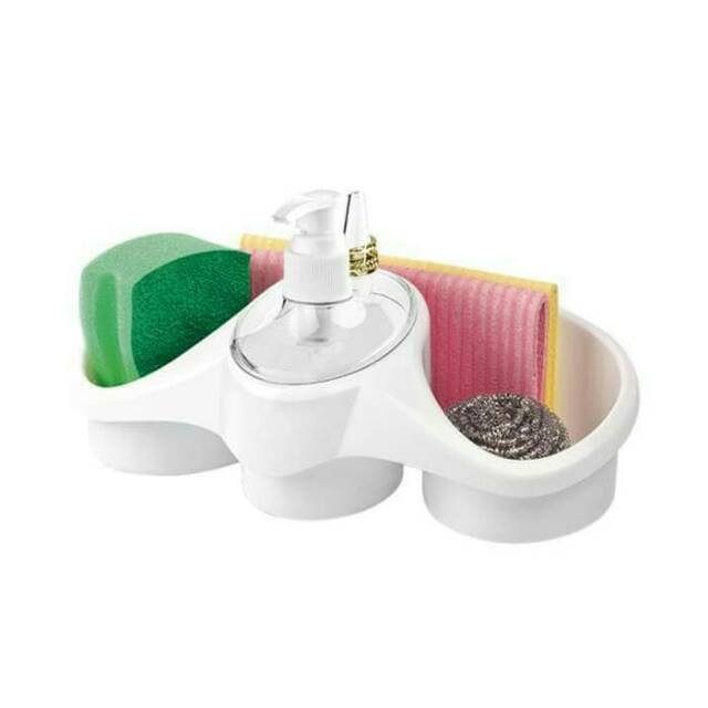 3 In 1 Soap Dispenser And Sponge Holder Sponge Holder For Kitchen ...