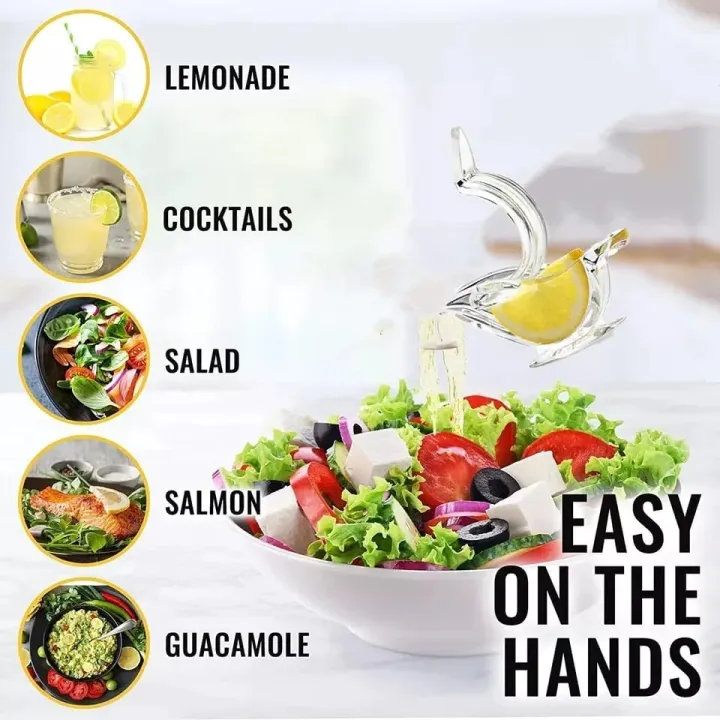 Manual Lemon Clip Portable Clear Fruit Juicer Bird Lemon Slice...