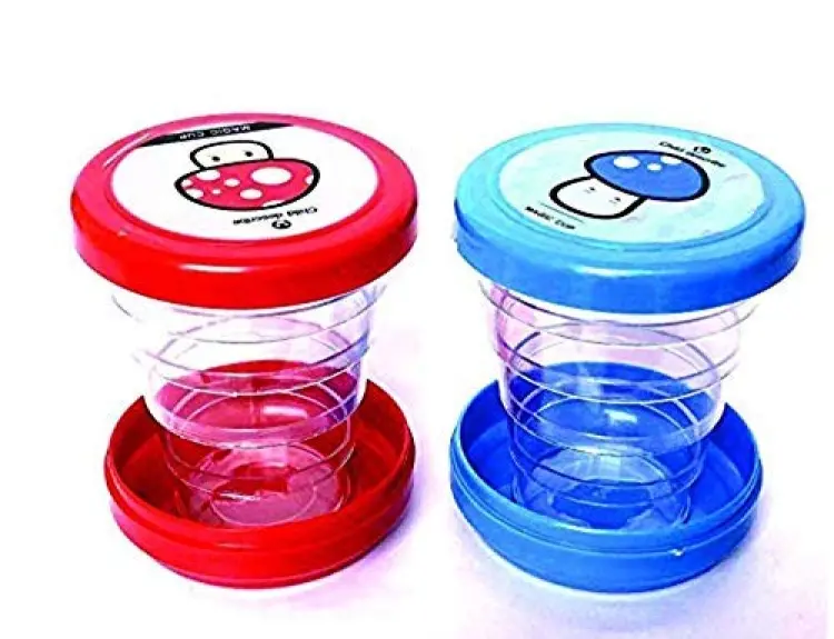 Pack Of 2 Magic Glass For Kids, Folding Collapsible Magic Cup,... - Image 3