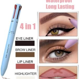 4 In 1 Waterproof Makeup Pen Eyebrow Pencil Long Lasting Easy Lip...