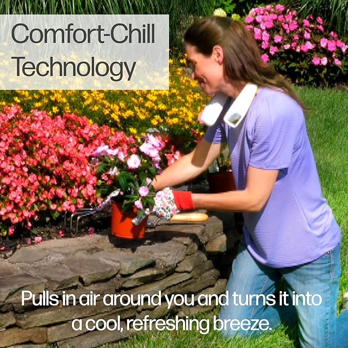 Wearable 3-Speed Neck Cooler, Small Fan For Outdoor &Amp; Indoor...
