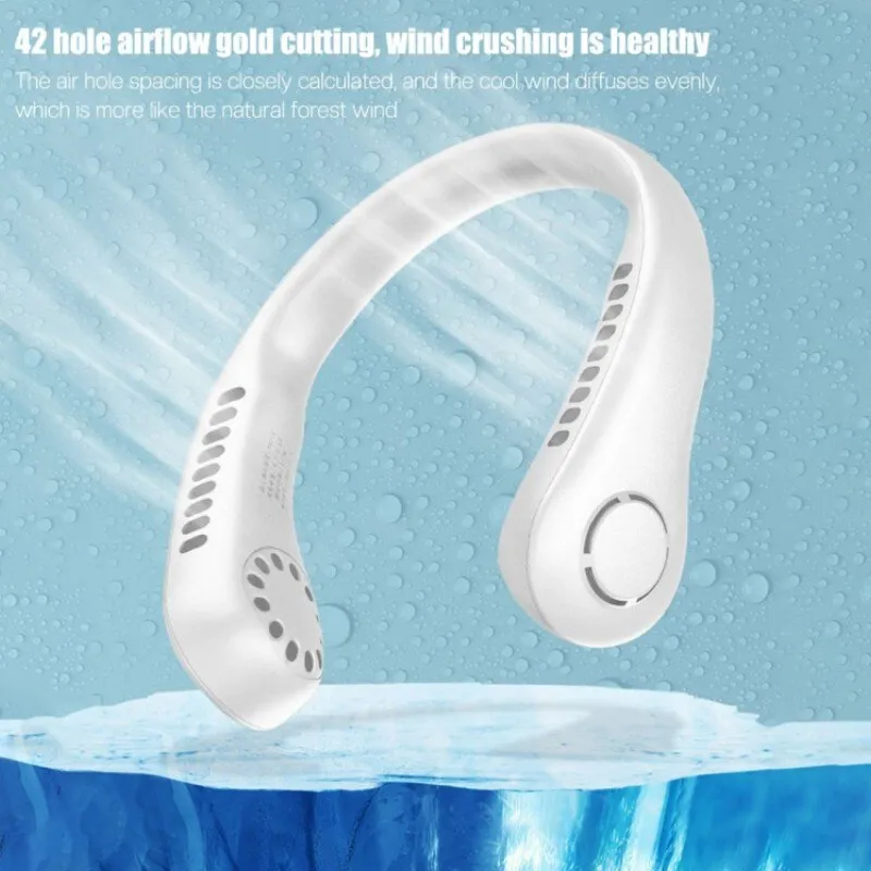 Mini Neck Portable No Bladeless Hanging Neck Rechargeable Air... - Image 3