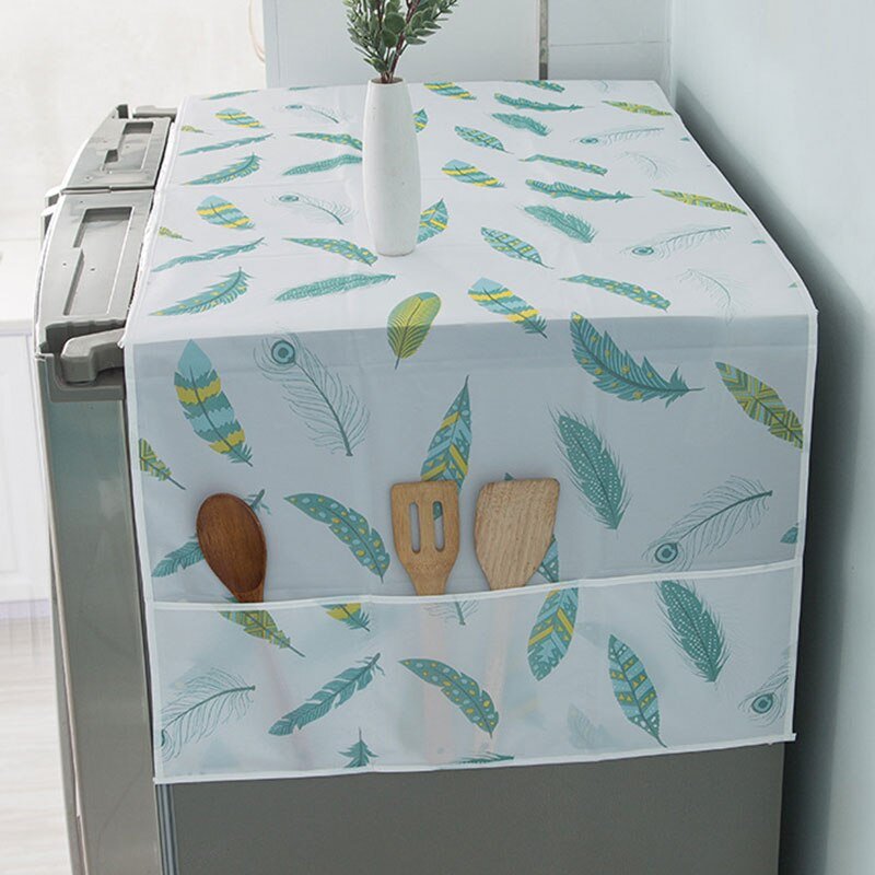 Anti-Dust Waterproof Oil-Proof Refrigerator Fridge Cover (Random... - Image 3