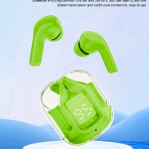 Air31 Earbuds Wireless Crystal Transparent Body - Without Silicone...