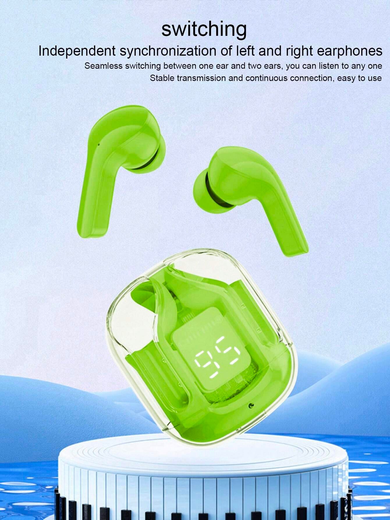 Air 31 Earbuds Wireless Earbuds With Crystal Transparent Case With...
