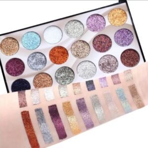 Mocallure Professional 18-Color Glitter Eyeshadow Palette