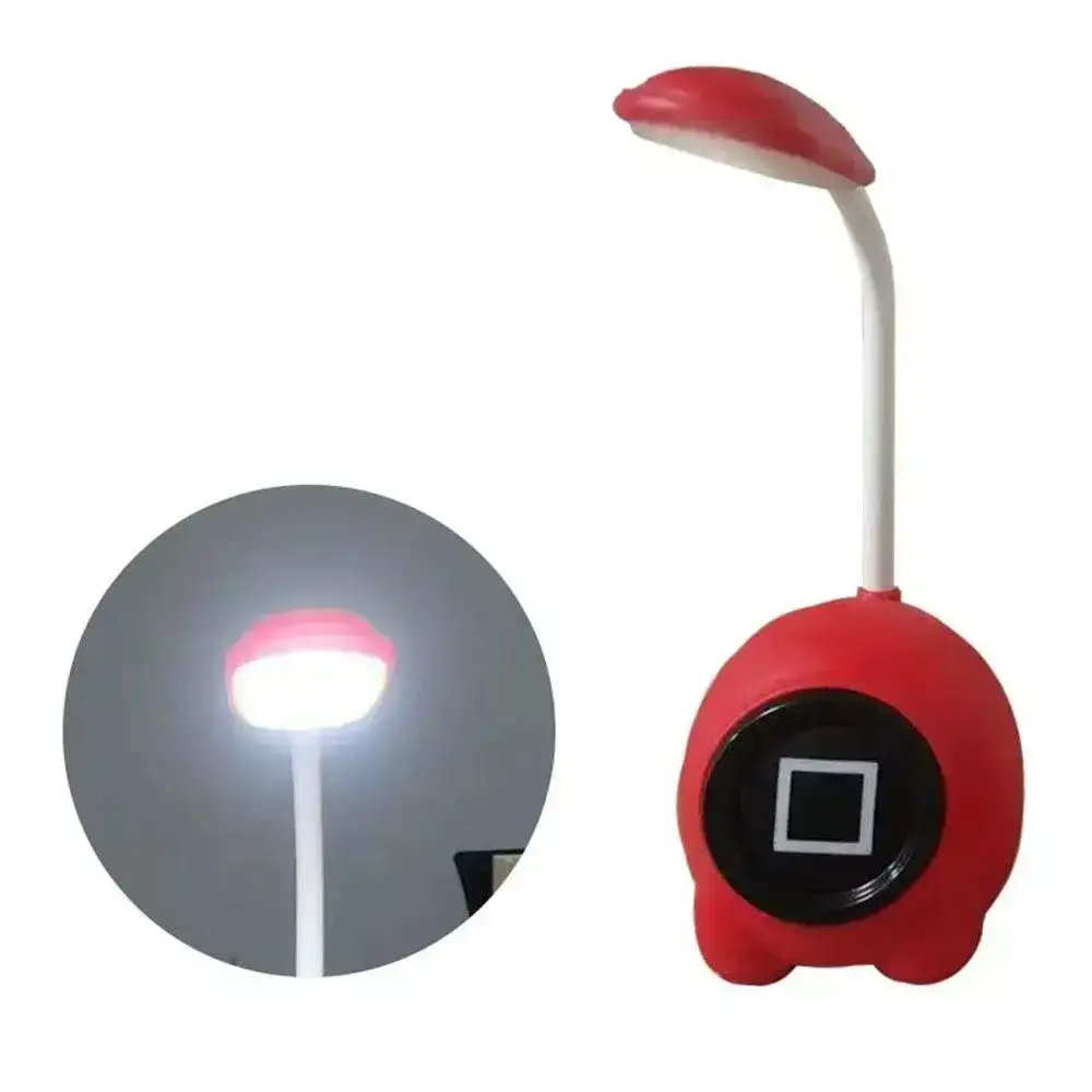 (1 Pcs )Squid Game Usb Reading Table Lamp(Red Color) - Image 3