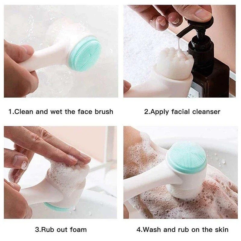 3d Double-Sided Silicone Face Cleanser - Image 4
