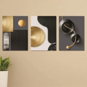 Set of 3 Sticky Wooden Canvas Frames for Wall Decore Aesthatic Art /
