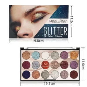 Miss Rose 18 Colors Sequins Glitter Powder High Gloss Pearly Eye...