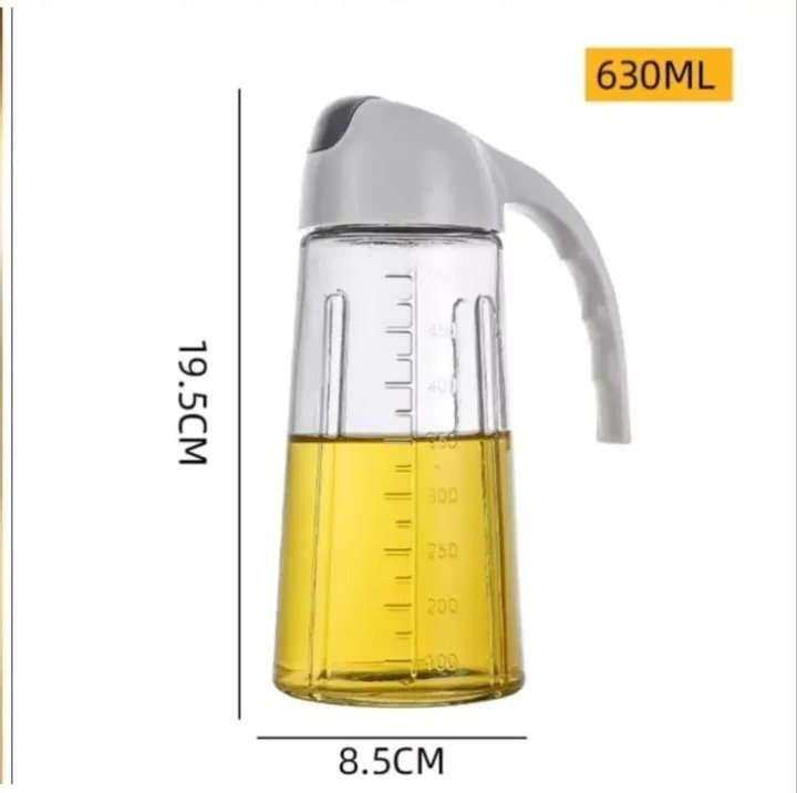 Glass Oil Bottle &Amp; Dispenser Jug Dual-Purpose Oil Dispenser... - Image 4